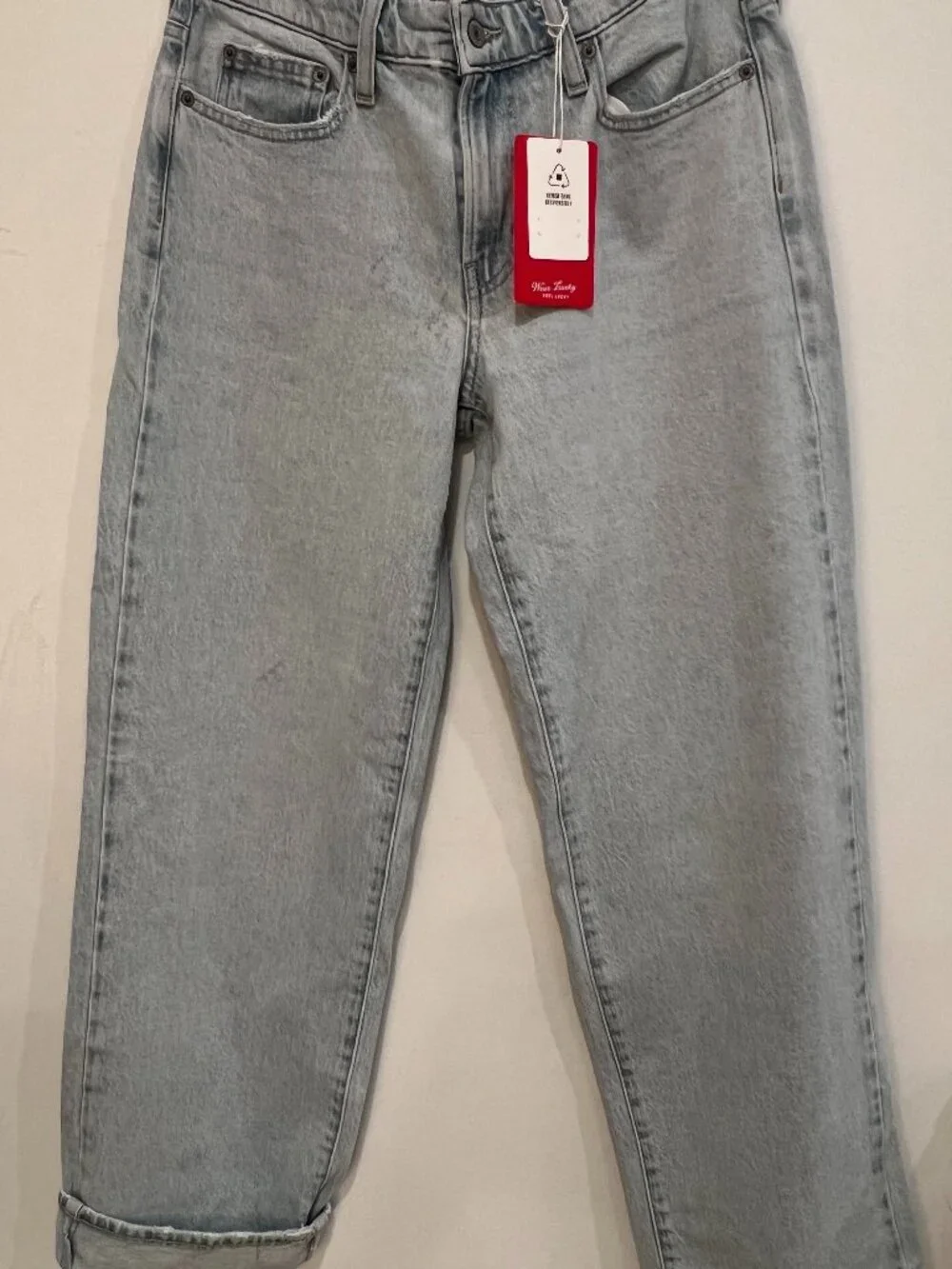 Lucky brand Women’s Baggy Light Wash Jean